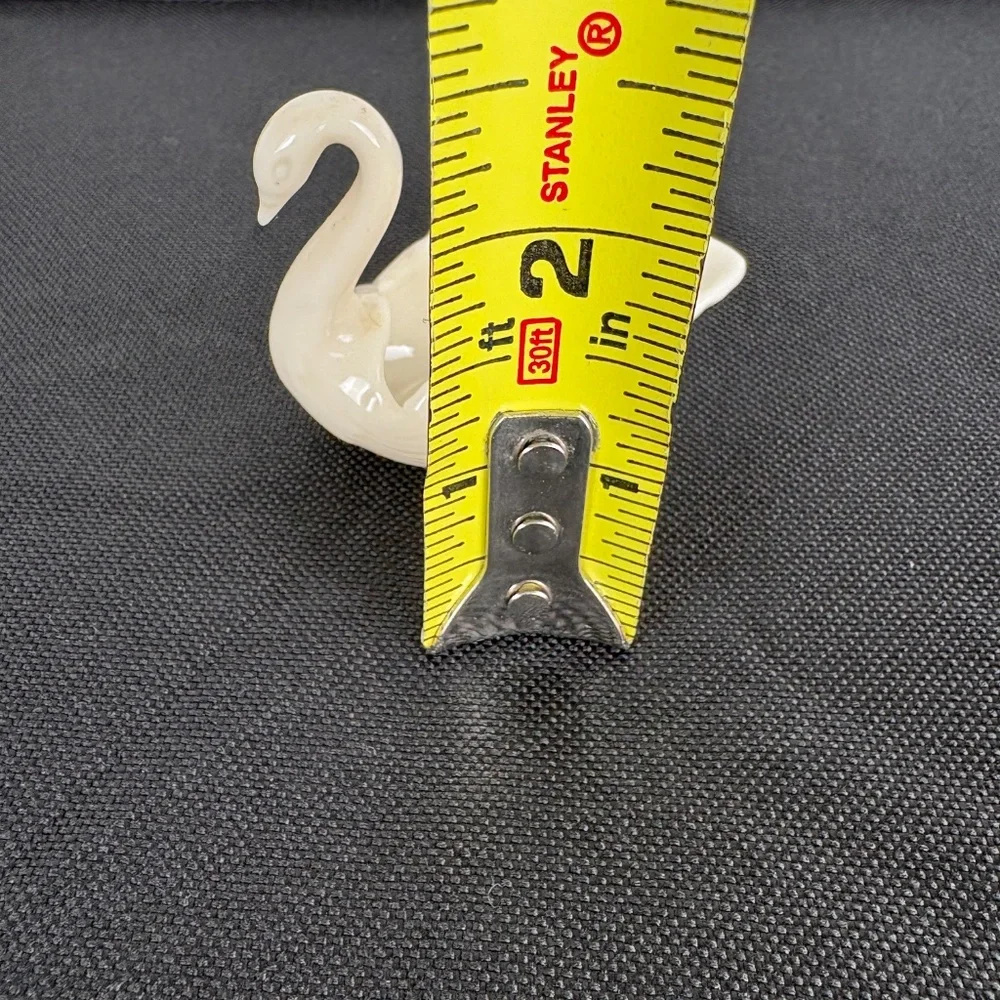 LENOX Porcelain Swan Ivory Ring Holder Dish "TO THE BRIDE" Trinket - Picture 7 of 7